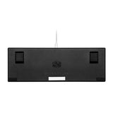 Cooler Master SK620 Wired Mechanical Low Profile Gaming Keyboard with Red Switches (Silver White)