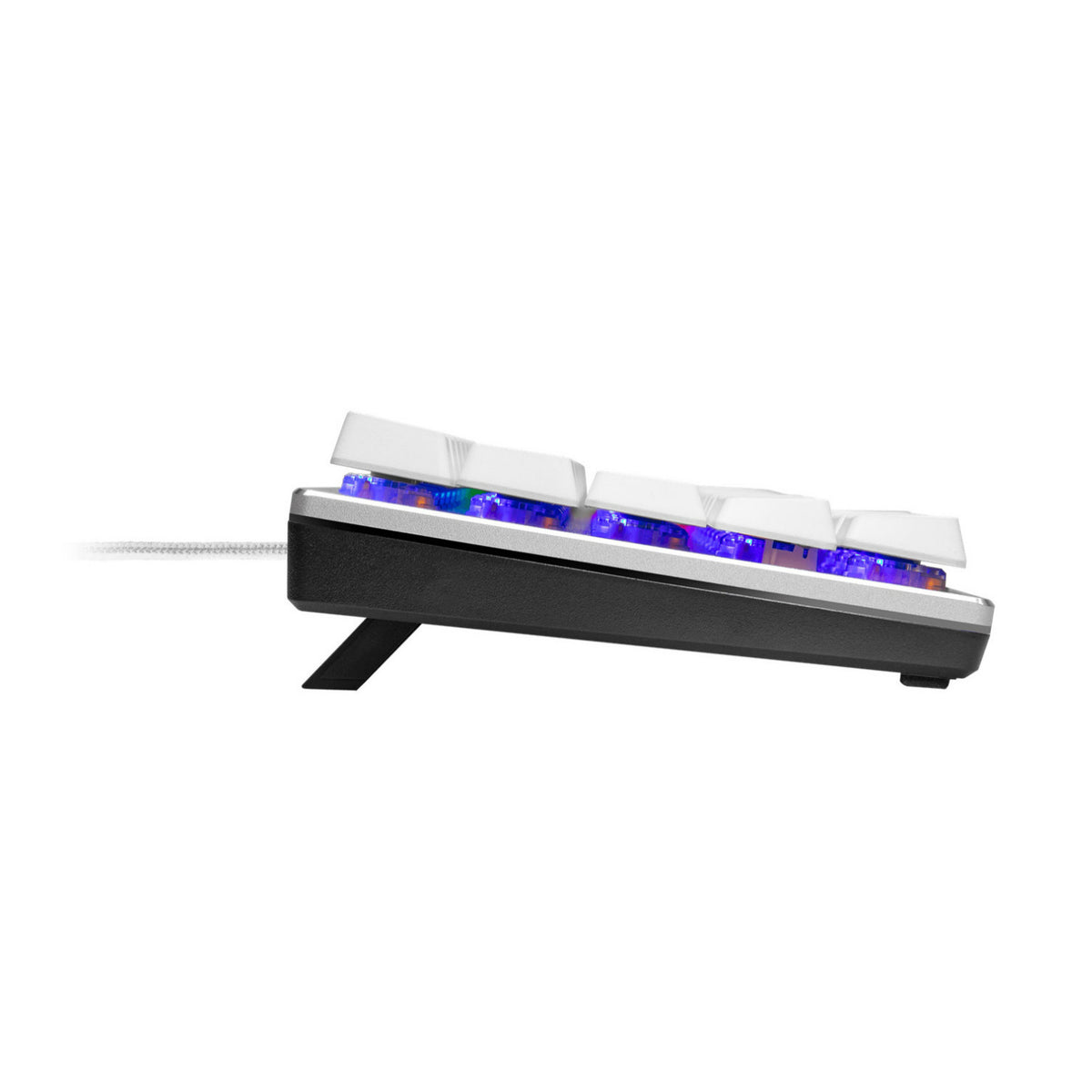 Cooler Master SK620 Wired Mechanical Low Profile Gaming Keyboard with Red Switches (Silver White)