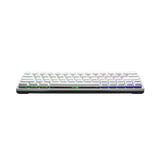 Cooler Master SK620 Wired Mechanical Low Profile Gaming Keyboard with Blue Switches (Silver White)