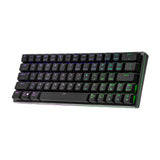 Cooler Master SK622 Hybrid Wired Mechanical Low Profile Gaming Keyboard with Brown Switches (Gray)