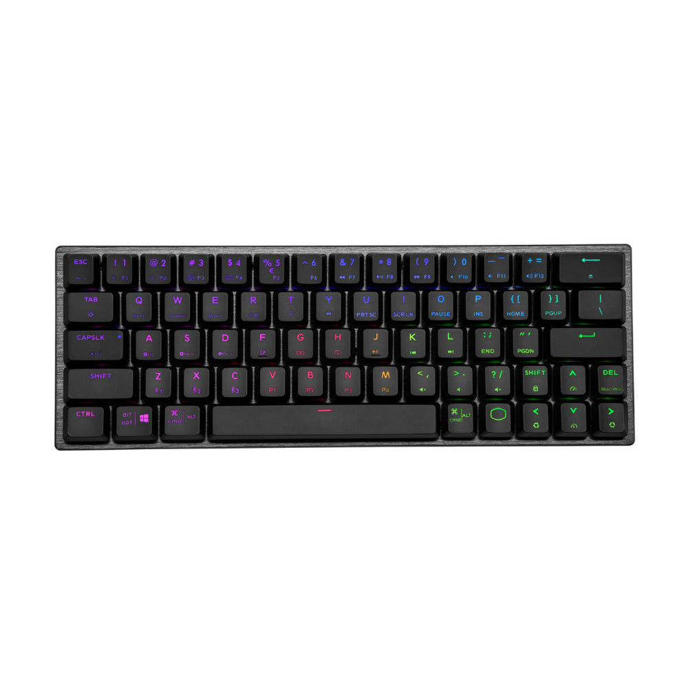 Cooler Master SK622 Hybrid Wired Mechanical Low Profile Gaming Keyboard with Brown Switches (Gray)