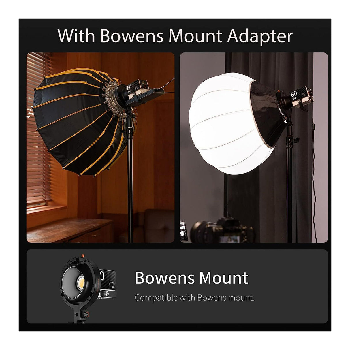 Zhiyun MOLUS G60 Bi-Color Pocket COB Monolight (Combo Kit)