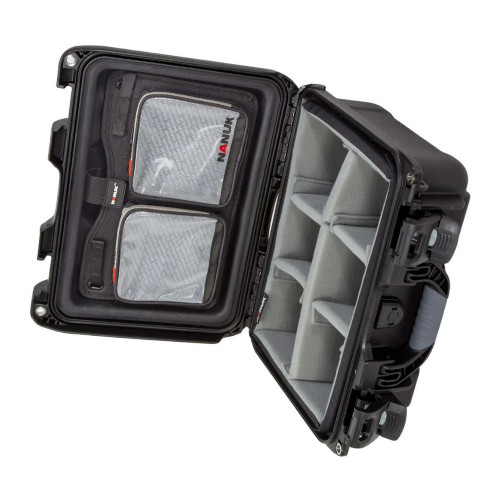 Nanuk 915 Pro IP67 Rated Impact-Resistant Hard Case with Soft Grip and Ergonomic Handle (Black)