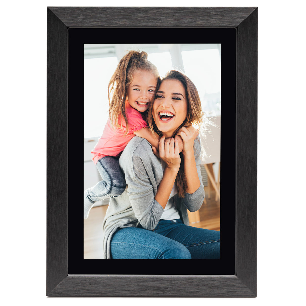 Koah Smart Wi-Fi 10.1" Digital Photo Frame with FRAMEO, (8GB, Black Wood)