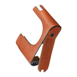 Leica Vegetable-Tanned Leather Half-Case for Q3 Camera with Additional Compartment (Cognac)