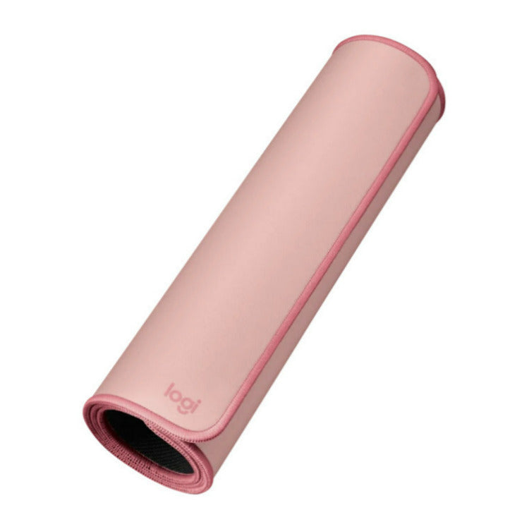 Logitech Studio Series Spill-Resistant Desk Mat with Anti-Slip Base (Dark Rose)