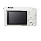 Sony Alpha ZV-E1 Full-frame Mirrorless Vlog Camera with 28-60mm Lens (ILCZV-E1/B, White) Bundle