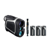 Nikon 6x22 CoolShot 50i Laser Golf Rangefinder w/Lenses Cleaning System, Batteries Bundle