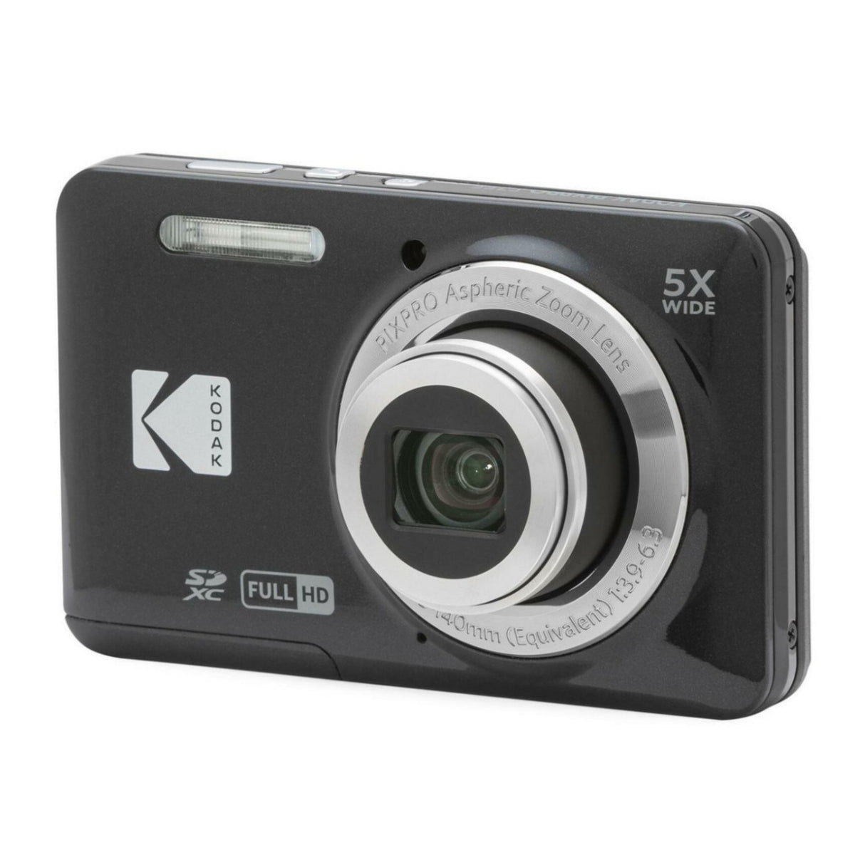 Kodak PIXPRO Friendly Zoom FZ55 Digital Camera (Black) with Camera Case and 32GB Memory Card