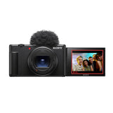 Sony ZV-1 II Vlog Camera for Content Creators and Vloggers (Black) with Wireless Shooting Grip