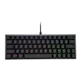 Cooler Master SK620 Wired Mechanical Low Profile Gaming Keyboard with Blue Switches (Space Gray)