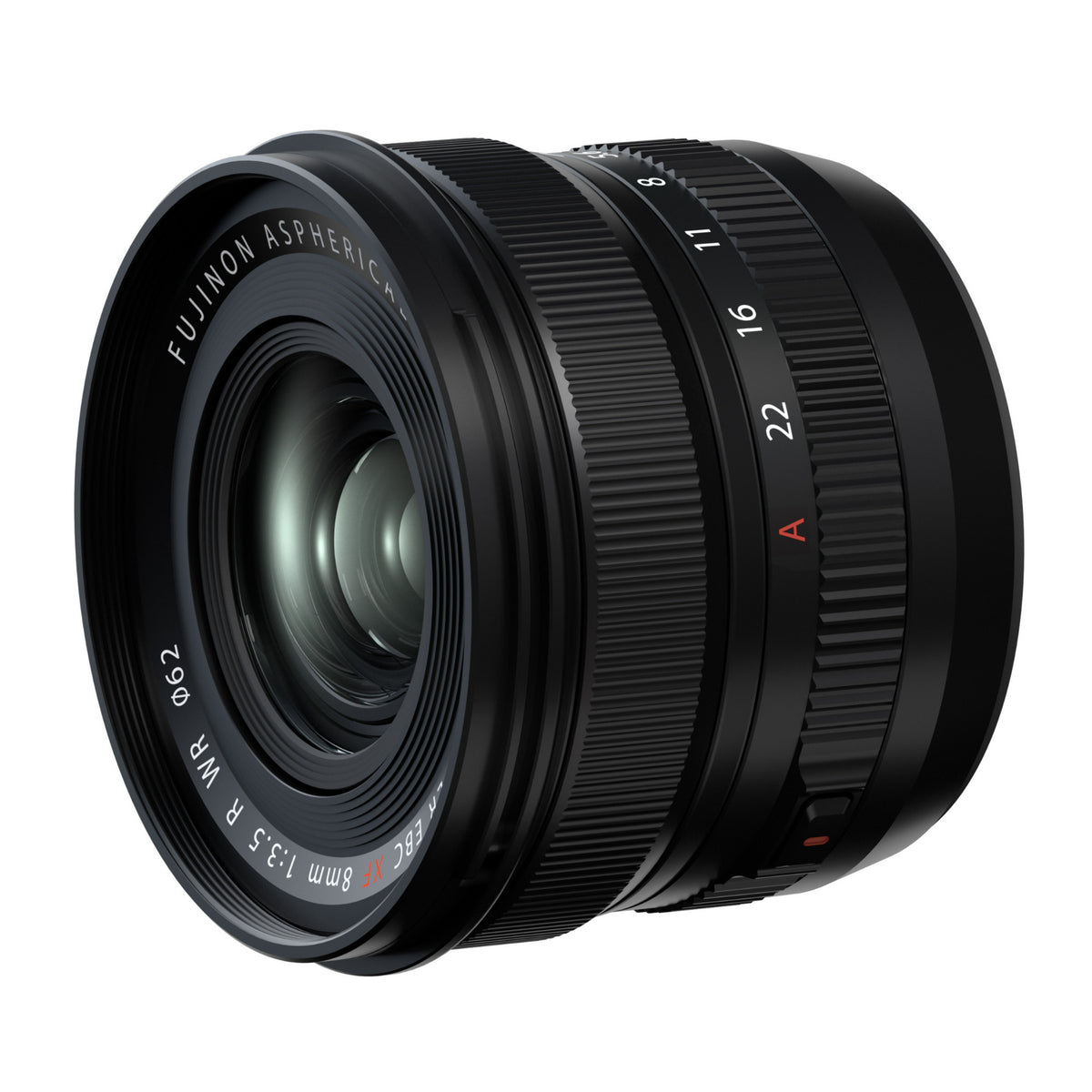 Fujifilm Fujinon XF8mm F3.5 R WR 35-mm Focal Length and 120-Degree Angle of View Lightweight Lens