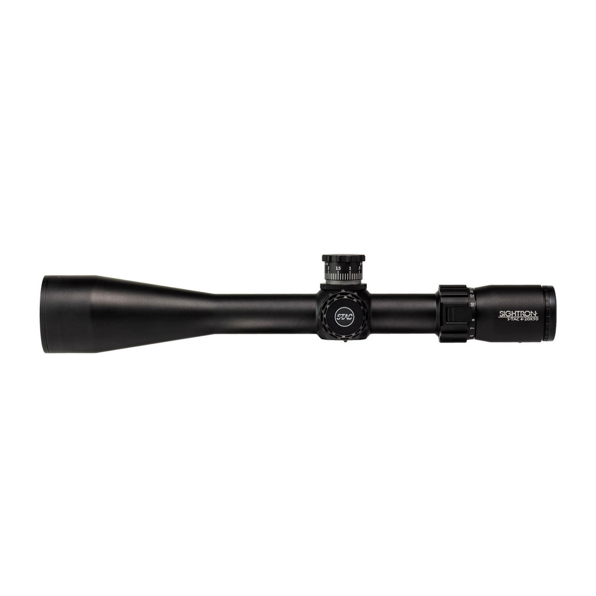 Sightron S-TAC 4-20x50 30mm Zero Stop Waterproof and Fogproof Riflescope with MOA-3 Reticle (Black)
