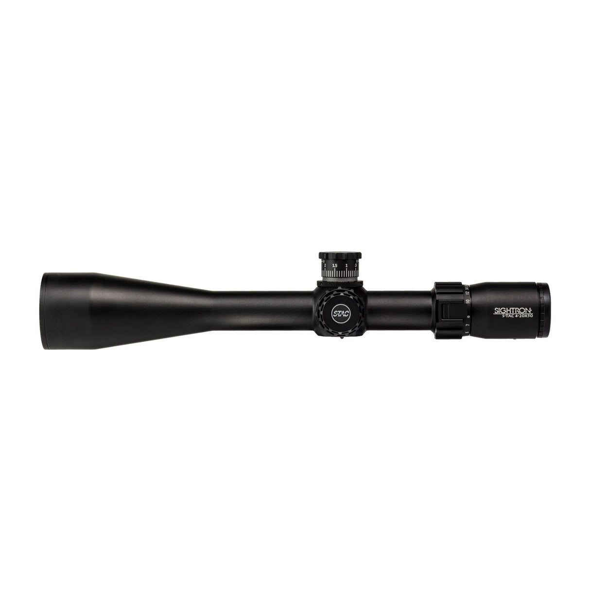 Sightron S-TAC 4-20x50 30mm Zero Stop Waterproof and Fogproof Riflescope with MOA-3 Reticle (Black)