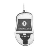Cooler Master MM730 Ergonomic Design Gaming Mouse with 16,000 DPI Sensor, PTFE Feet (White)