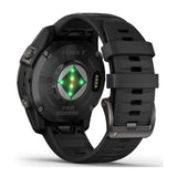 Garmin fenix 7 Pro Sapphire Solar GPS Smartwatch (Carbon Gray) with Charging Stand and Port Plugs
