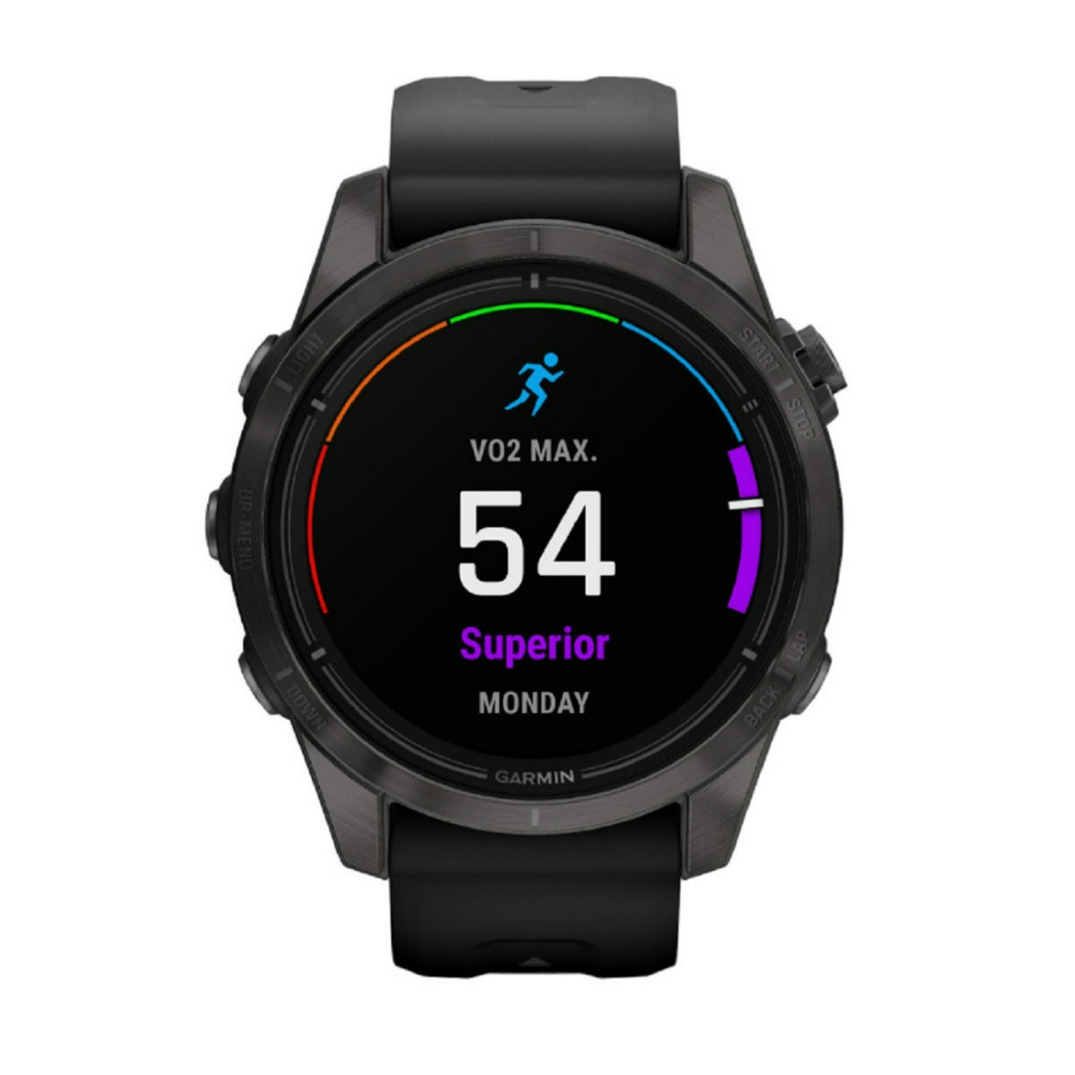 Garmin epix Pro Gen 2 Sapphire Edition Smartwatch (Carbon Gray) with Charging Stand and Port Plugs