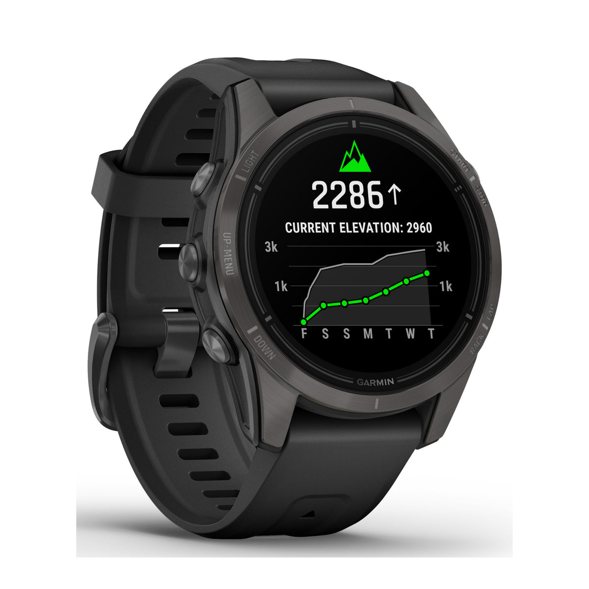 Garmin epix Pro Gen 2 Sapphire Edition Smartwatch (Carbon Gray) with Charging Stand and Port Plugs
