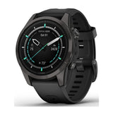 Garmin epix Pro Gen 2 Sapphire Edition Smartwatch (Carbon Gray) with Charging Stand and Port Plugs