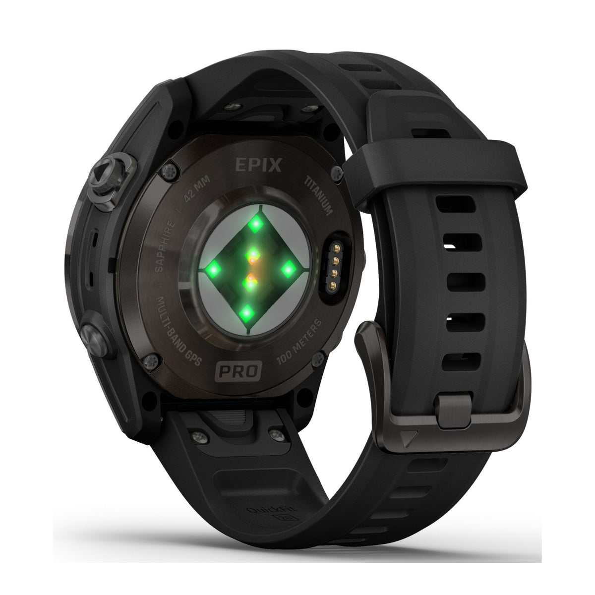 Garmin epix Pro Gen 2 Sapphire Edition Smartwatch (Carbon Gray) with Charging Stand and Port Plugs