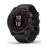 Garmin fenix 7 Pro Solar Multisport GPS Smartwatch (Silver) with Charging Stand and Port Plugs