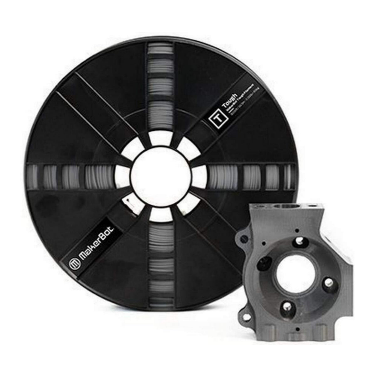 MakerBot MP06997 Large Tough Precision Model Material 3D Printing Filament Spool (Slate Gray)