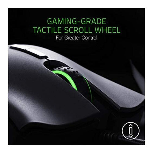 Razer DeathAdder Elite Wired Right-Handed Gaming Mouse with 16000 DPI Optical Sensor (Matte Black)