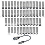 Kingston 64GB DataTraveler Kyson USB 3.2 Gen 1 Flash Drive (50-pack) with USB to USB-C Adapter