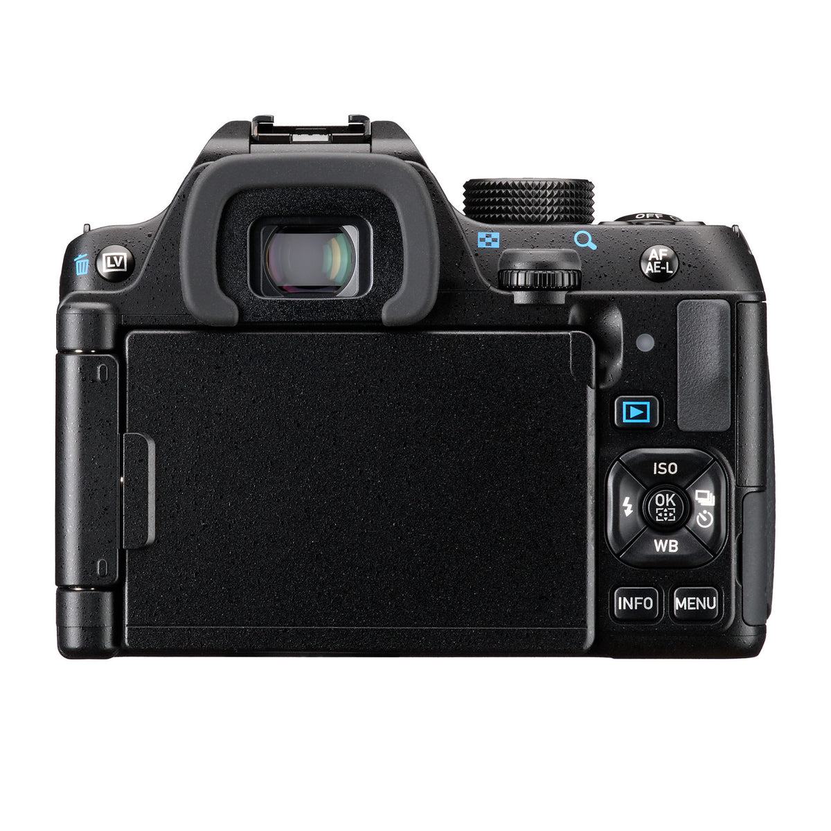 Pentax KF DSLR Camera Body (Black) with O-GPS2 GPS Unit