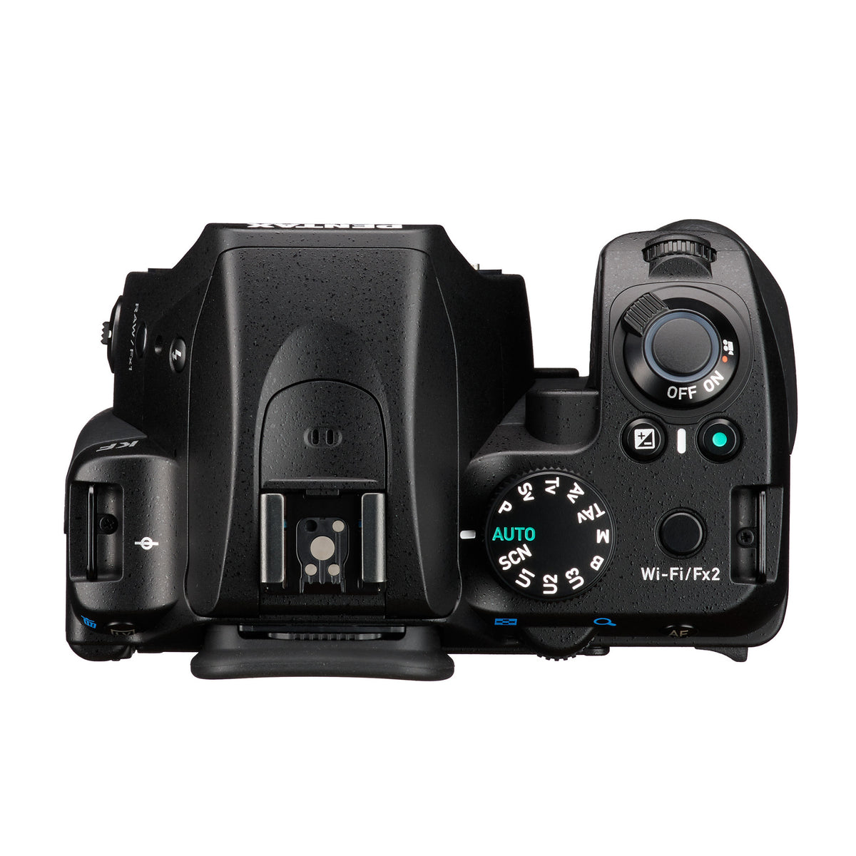 Pentax KF DSLR Camera Kit (Black) with PENTAX DA L 18-55mm F3.5-5.6 AL WR Lens with O-GPS2 GPS Unit