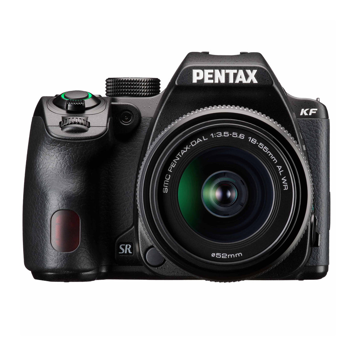 Pentax KF DSLR Camera (Black) and 18-55mm F3.5-5.6 AL WR Lens, Accessory Kit, Software, Memory Card
