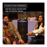 Sony SRS-XV800 X-Series Wireless Portable Bluetooth Karaoke Party Speaker (Black) Bundle
