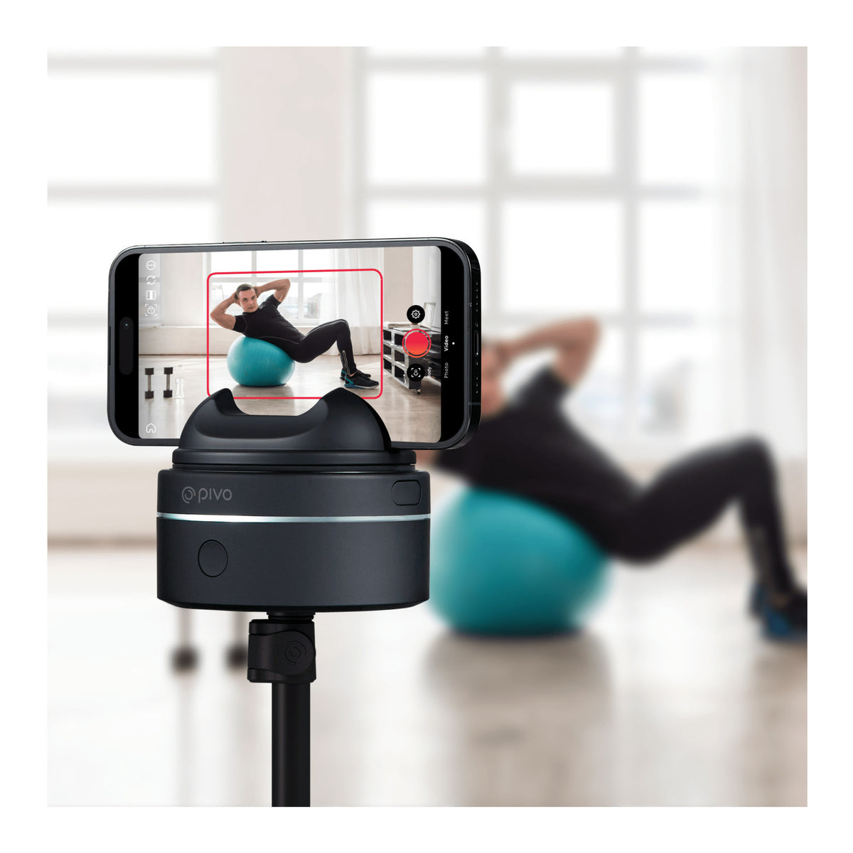 Pivo Max 360 Smart Video Tracker with 5' Camera Tripod Camera System