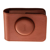 Fujifilm Instax Mini Evo Poly-Synthetic Leather Camera Case with Debossed Logo (Brown)