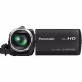 Panasonic V180 Full HD 1080p Camcorder with Panasonic Battery Charger Travel Pack for Camcorders