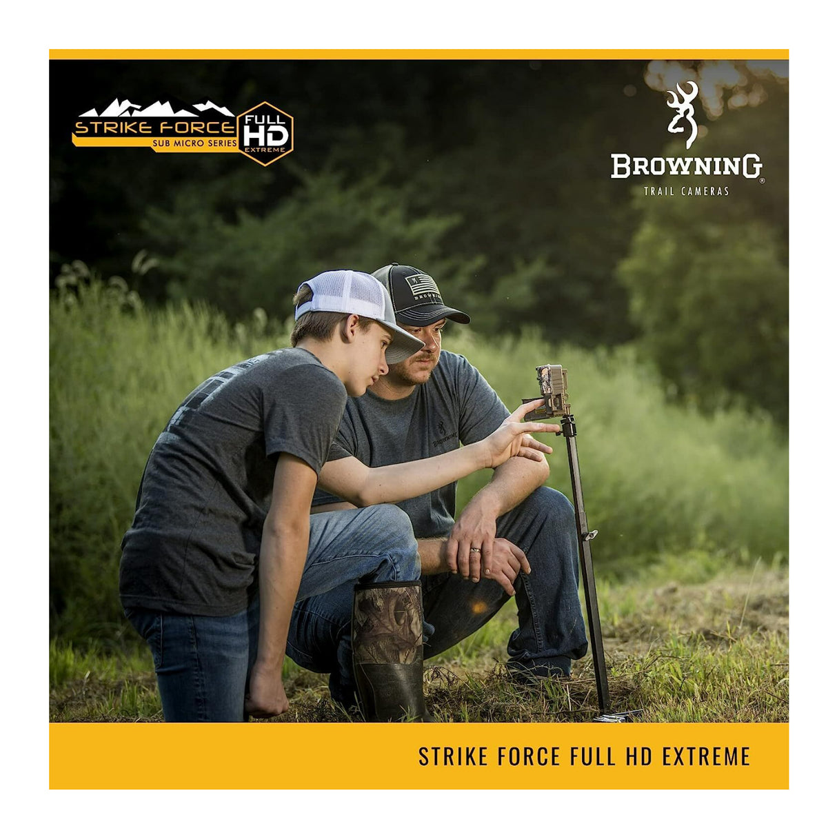 Browning Strike Force Full HD Extreme Trail Camera with Security Box, SD Card Bundle