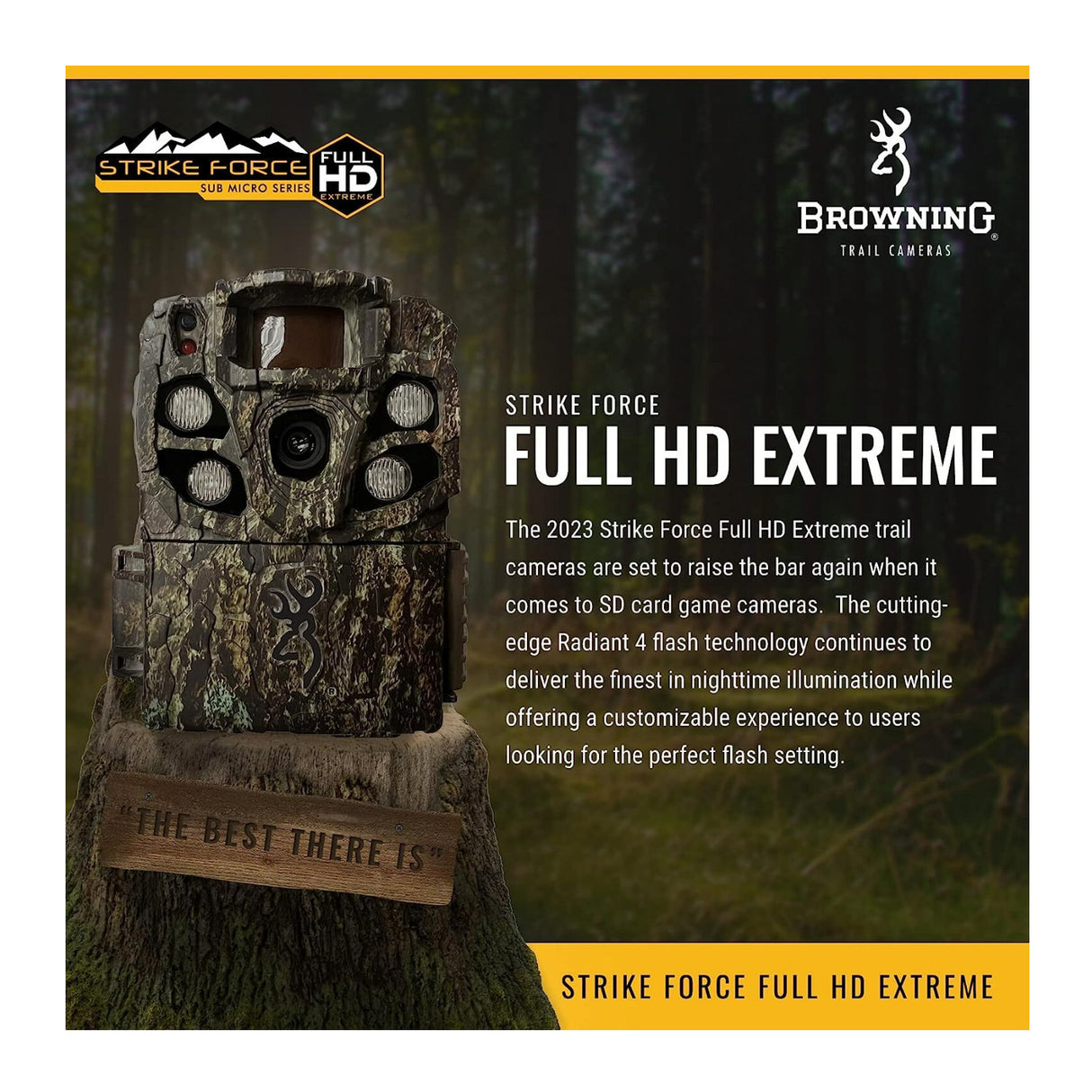 Browning Strike Force Full HD Extreme Trail Camera  with 32 GB SD Card and Card Reader (10-Pack)
