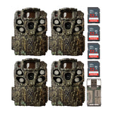 Browning Strike Force Full HD Extreme Trail Camera  with 32 GB SD Card and Card Reader (4-Pack)