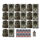 Browning Strike Force Full HD Extreme Trail Camera with Security Box, SD Card Bundle (10-Pack)