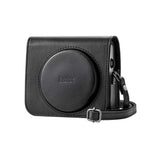 Fujifilm Instax SQ40 Poly-Synthetic Leather Camera Case with Debossed Logo (Black)
