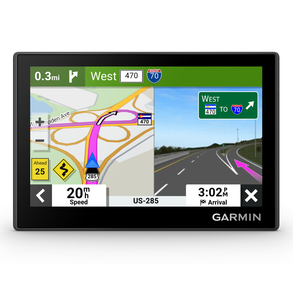 Garmin Drive 53 GPS Navigator with Weatherproof Hard Case, Customizable Foam (10 x 9 x 7")