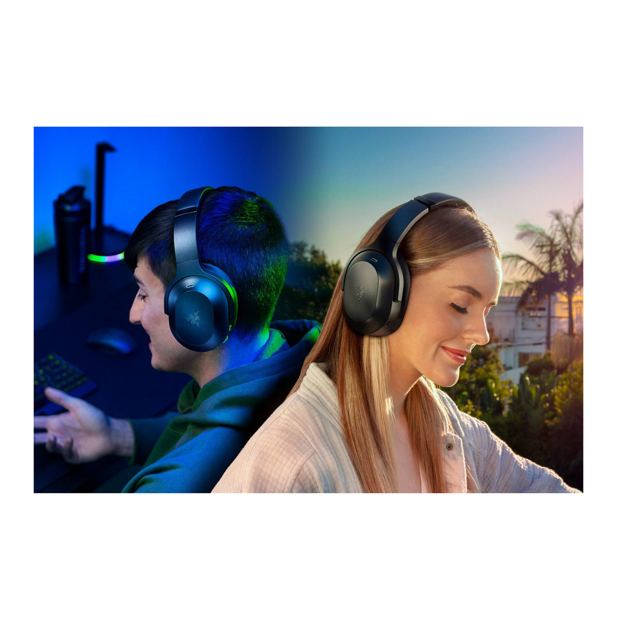 Razer Barracuda Pro Wireless Stereo Gaming Headset with Hybrid ANC, Thx AAA, and Microphones (Black)