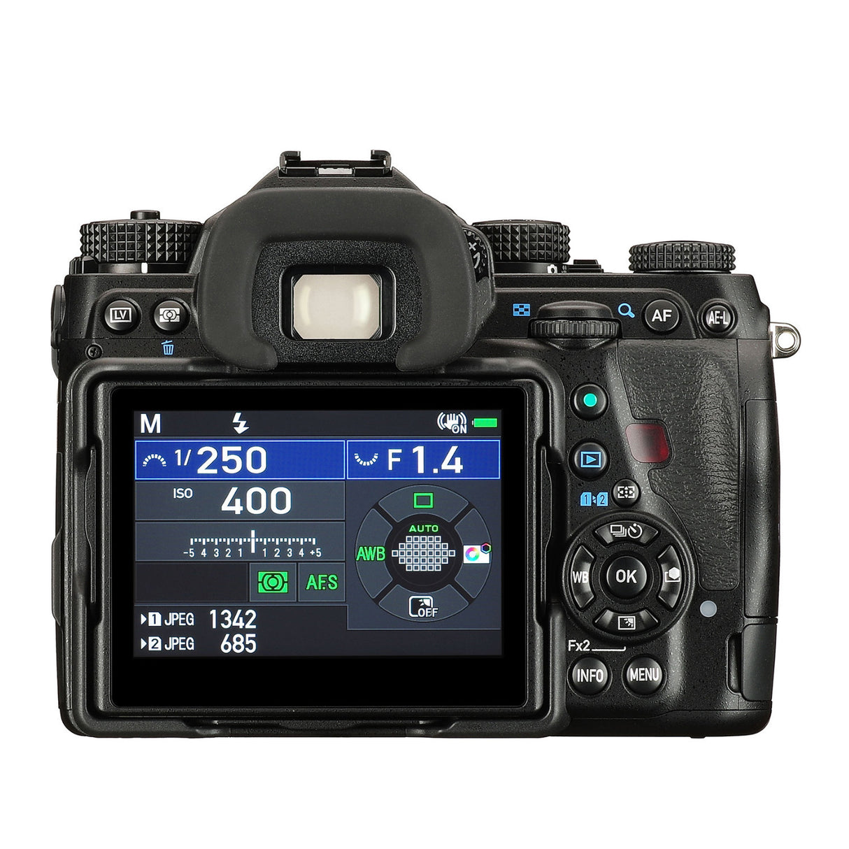 Pentax K-1 Mark II DSLR Camera w/D-BG6 Battery Grip, Camera Gadget Bag with Accessory & Cleaning Kit