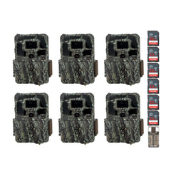 Browning Dark Ops Pro X 1080 Trail Camera with 32GB SD Card Bundle (6-Pack)
