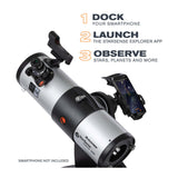 Celestron Starsense Explorer 114mm Smartphone App-Enabled Tabletop Dobsonian Telescope