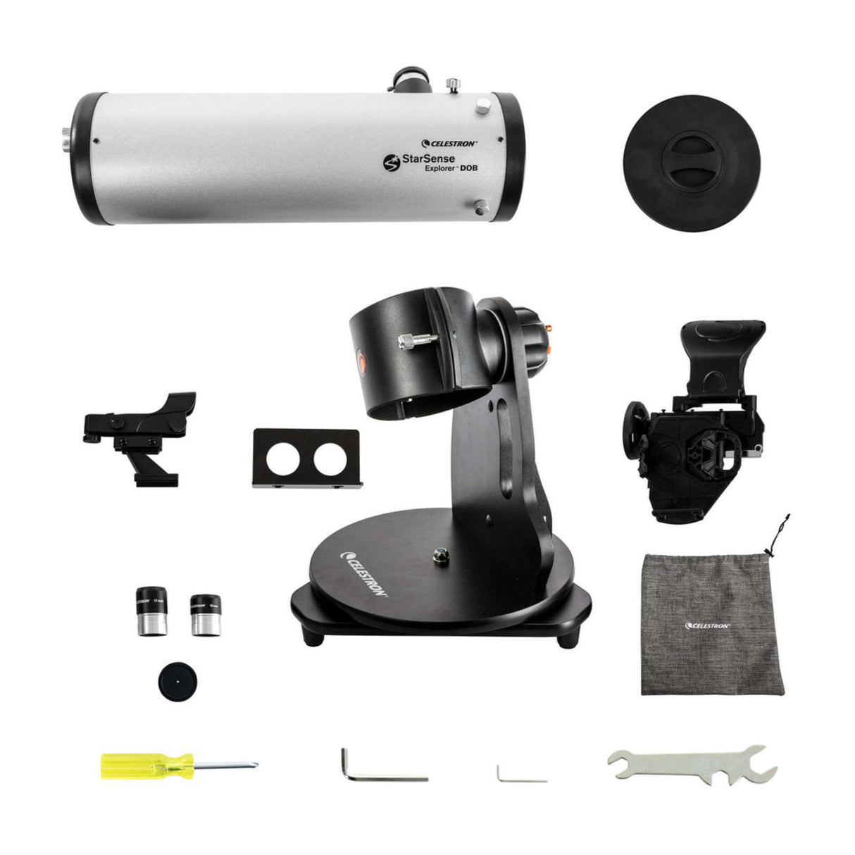 Celestron Starsense Explorer 114mm Smartphone App-Enabled Tabletop Dobsonian Telescope