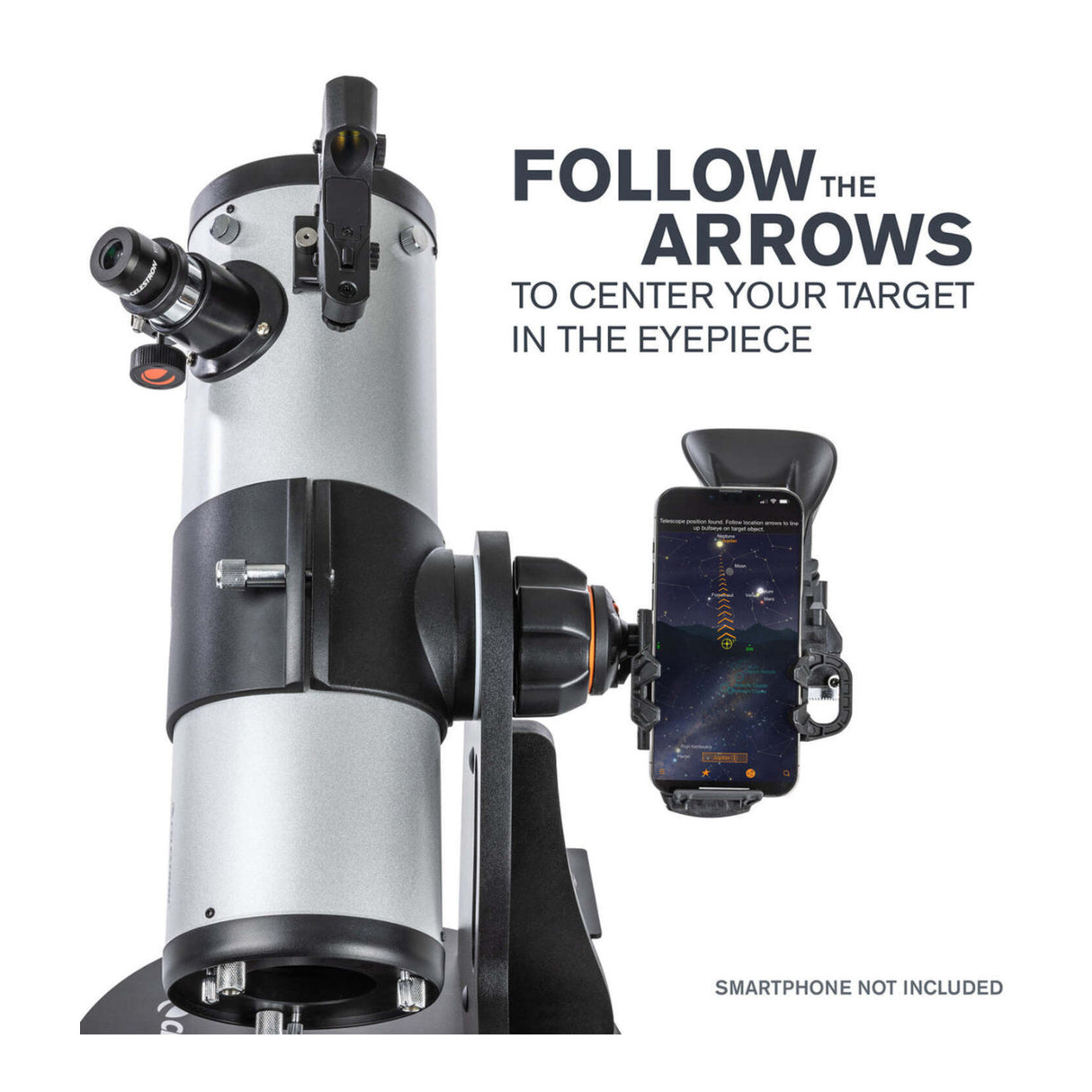 Celestron Starsense Explorer 114mm Smartphone App-Enabled Tabletop Dobsonian Telescope