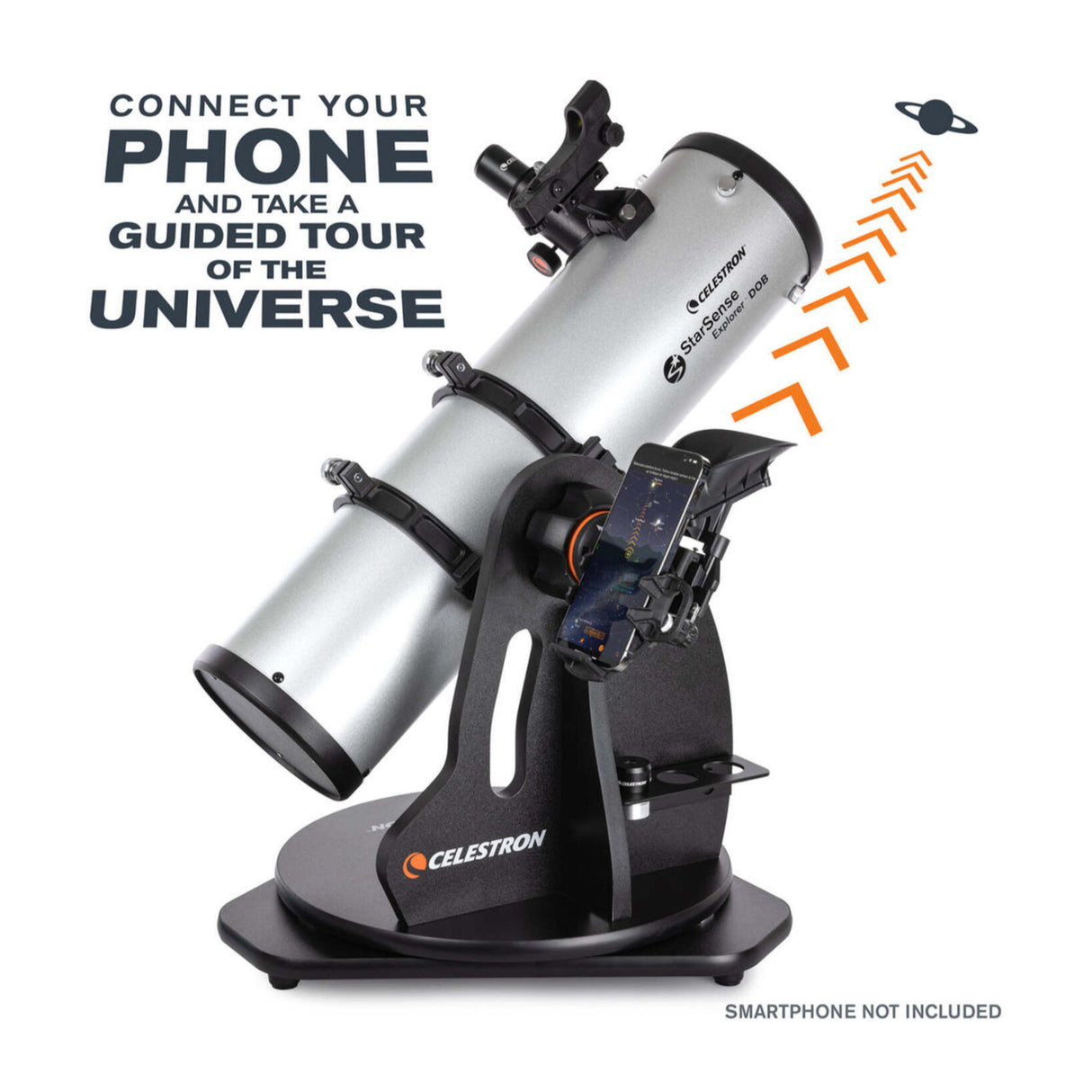 Celestron Starsense Explorer 130mm Smartphone App-Enabled Tabletop Dobsonian Telescope