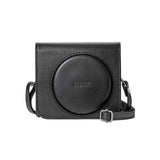 Fujifilm instax SQUARE SQ40 Selfie Mode Easy-To-Operate Camera with Leather Case with Logo (Black)