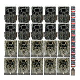 Browning Strike Force Pro X 1080 Trail Camera with Security Box Bundle (10-Pack)